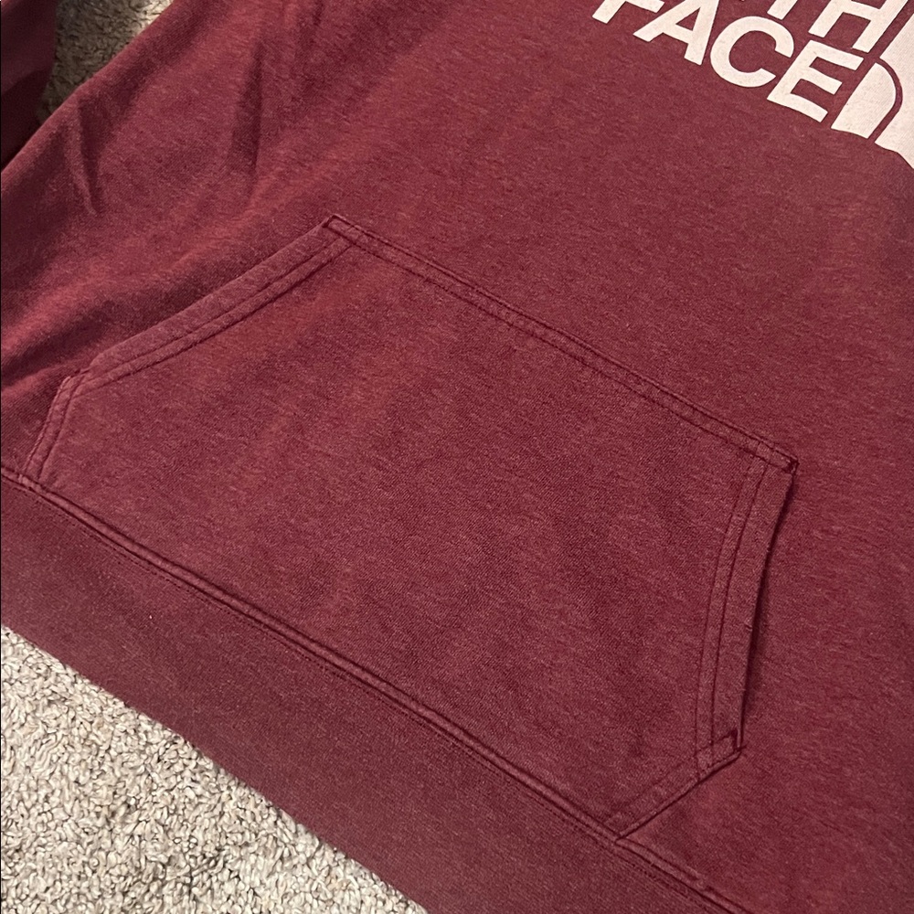 The North Face Burgundy Pullover Hoodie - Picture 6 of 8